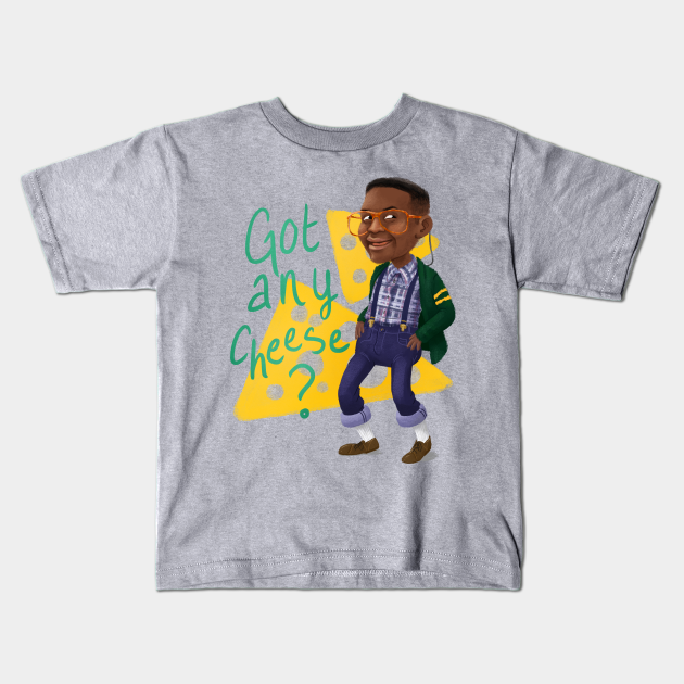 Got Any Cheese? Steve Urkel Kids TShirt TeePublic